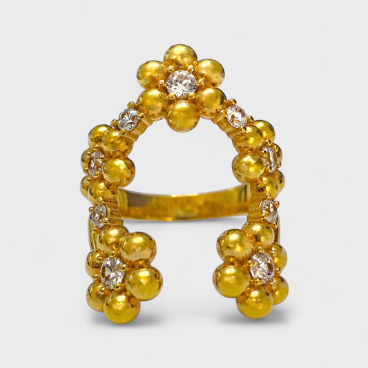 ANILLO ALYSSUM ORO