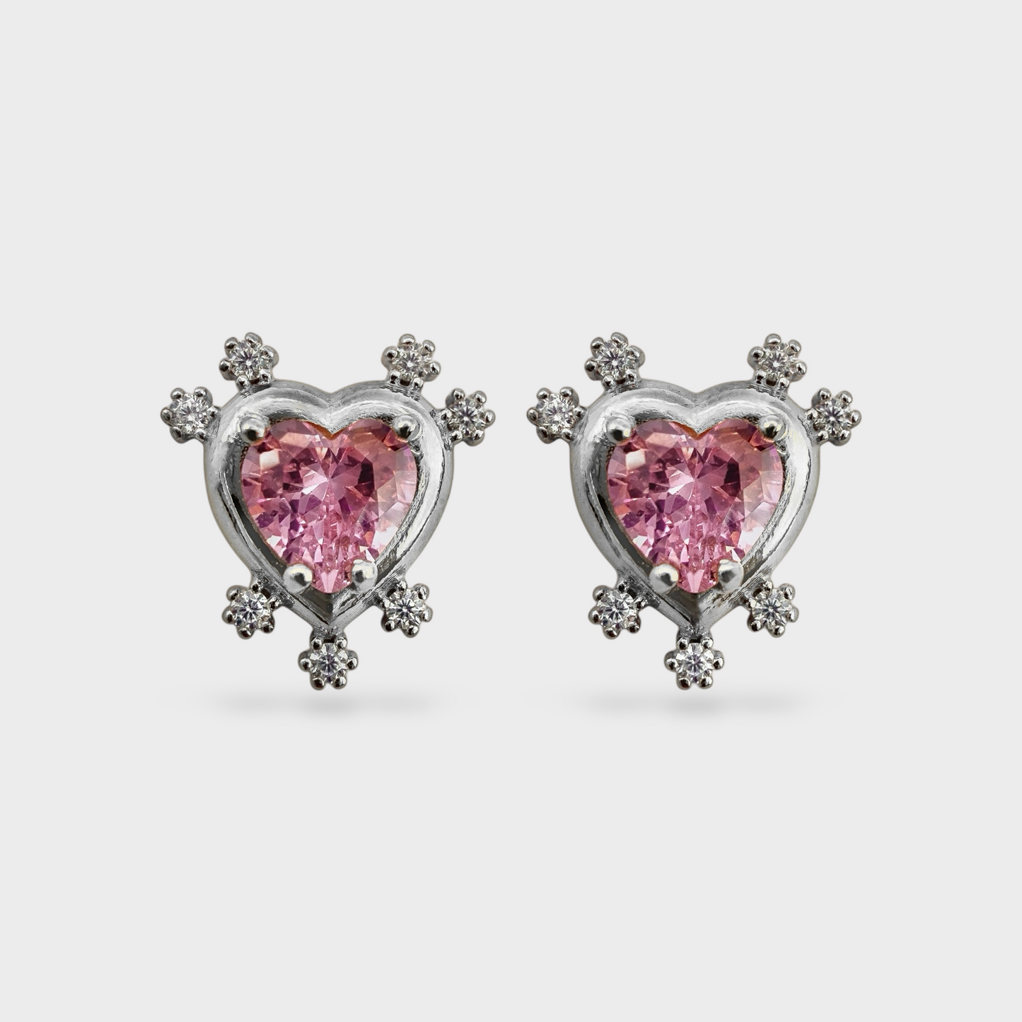 PENDIENTE CUORE PLATA