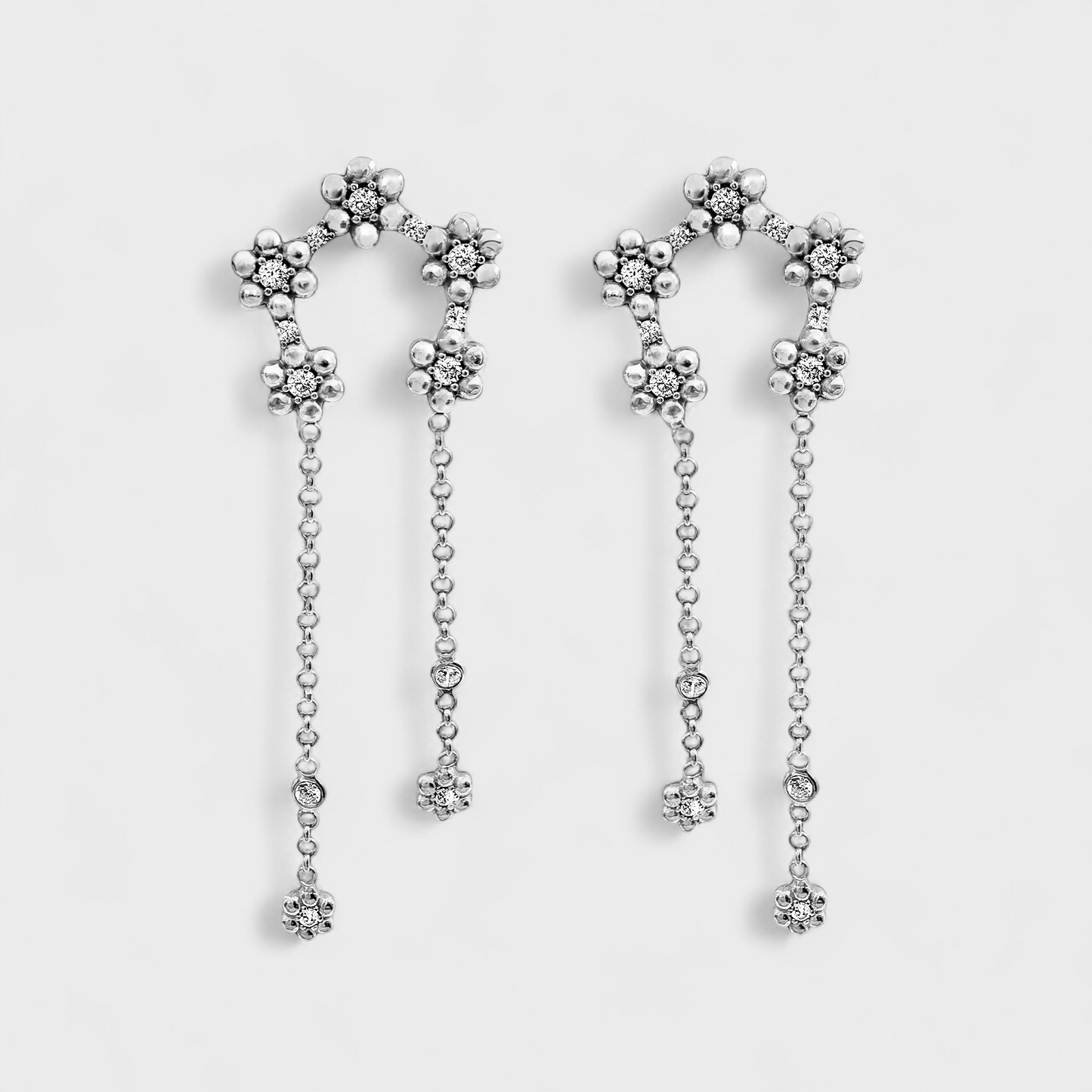 PENDIENTE ALYSSUM PLATA