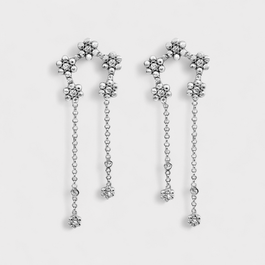 PENDIENTE ALYSSUM PLATA