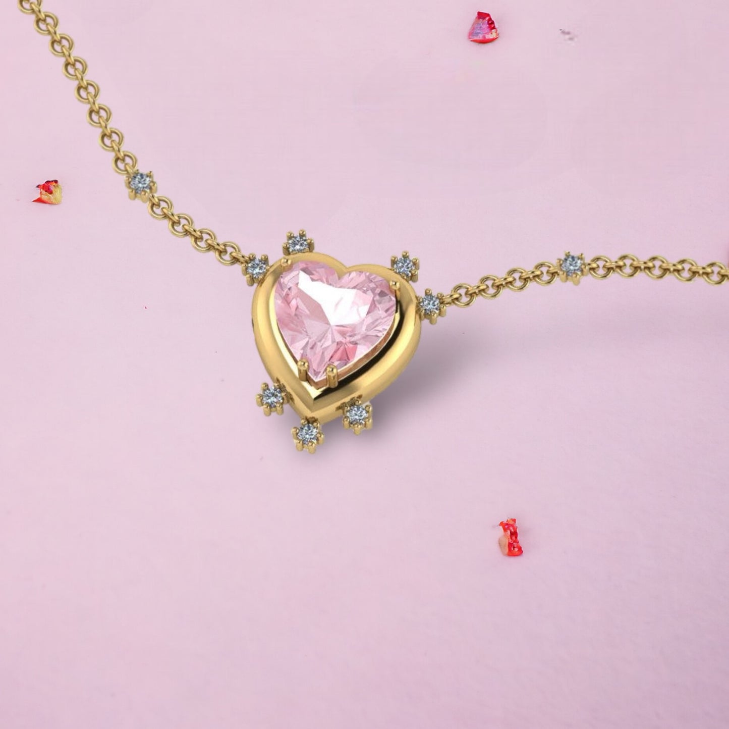 COLLAR CUORE ORO